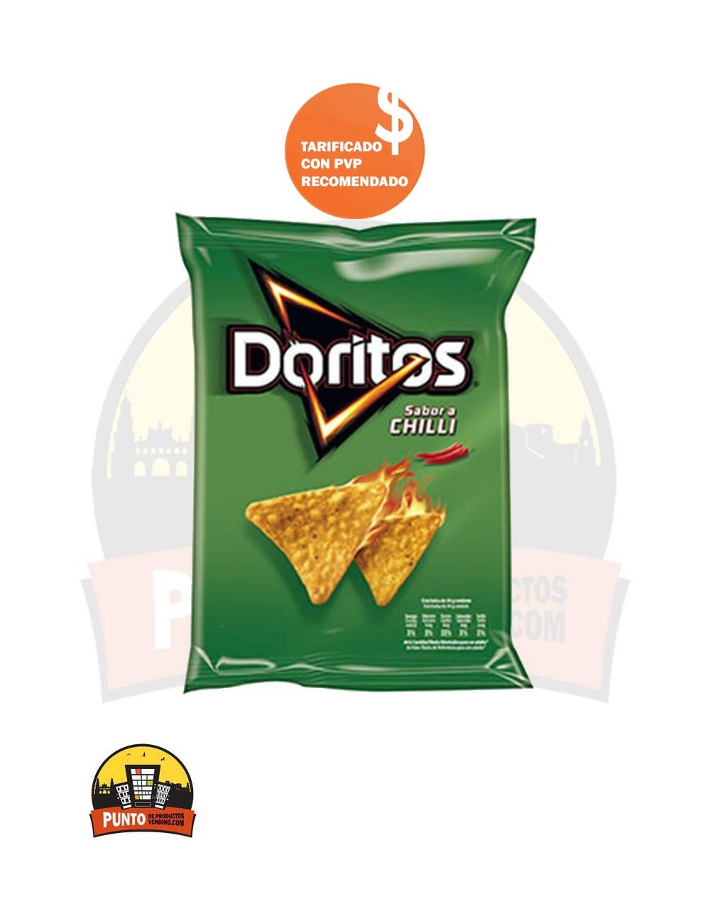 Doritos sabor a Chilli 40G 40UDS.