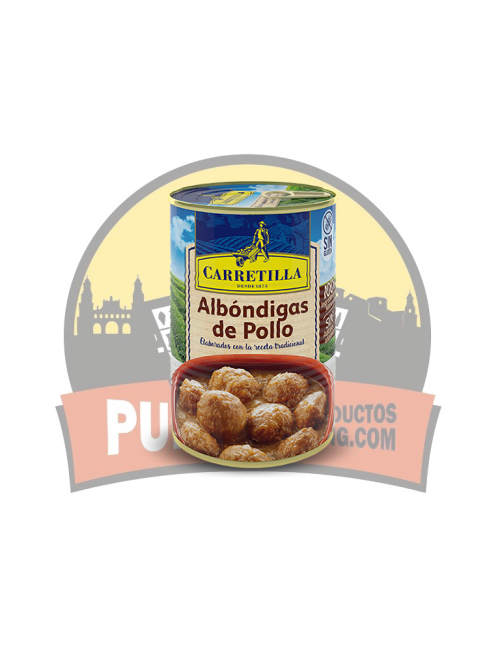 Carretilla Albóndigas de Pollo 12 UDS de 415 GR ( Sin Gluten )