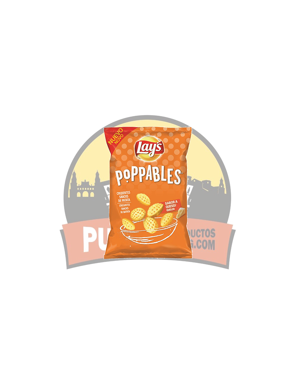 Lays Poppables Queso 31G 25UDS.