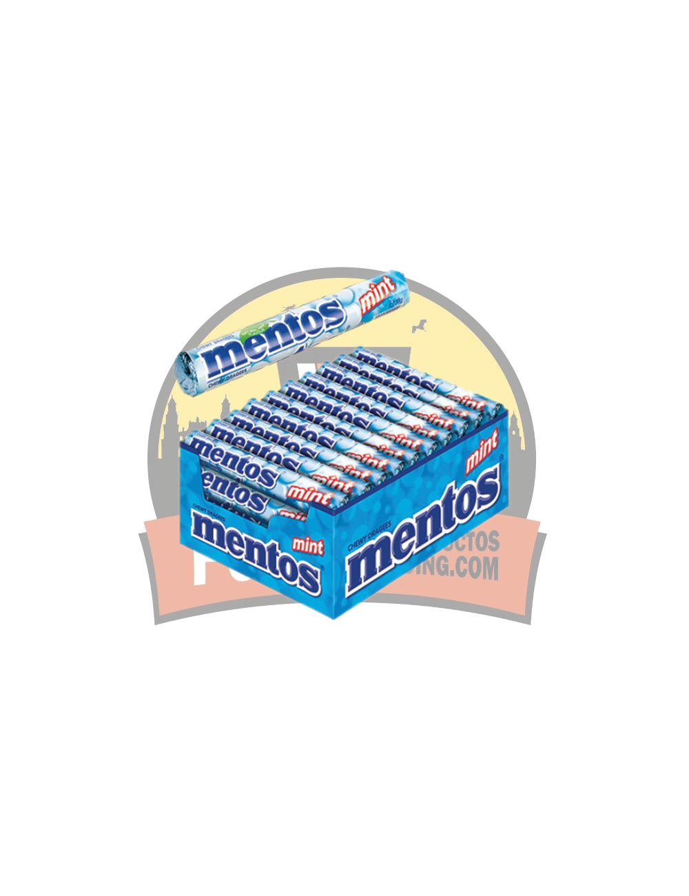 Caramelos Mentos Mint  - 40 uds