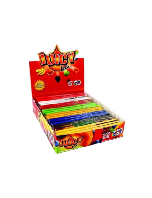 Caja Papel Juicy Jay King Size Mix (24 unid)