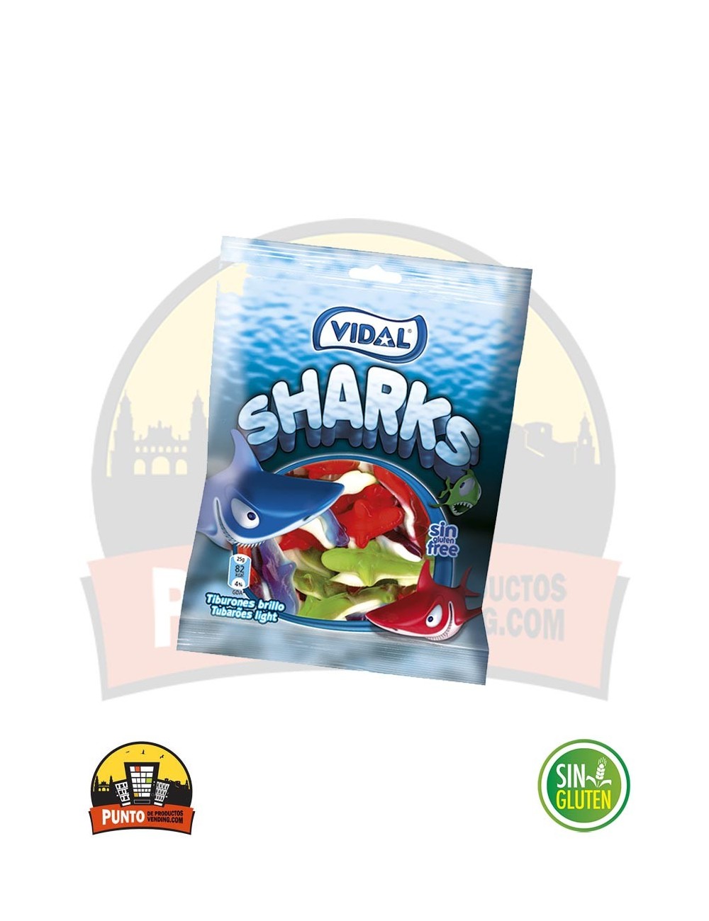 TIBURONES BOLSA 100G 14UNDS