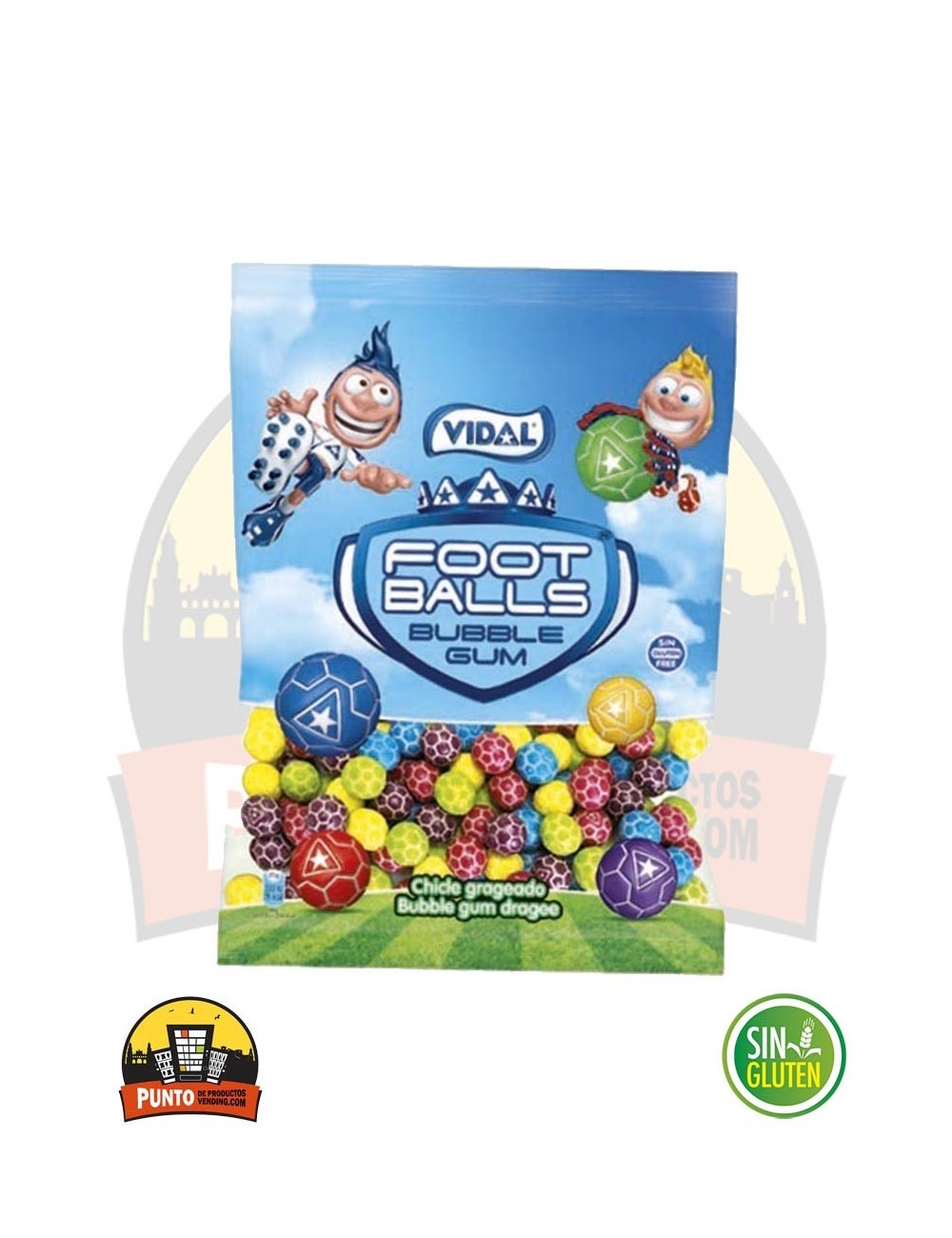 FOOTBALLS CHICLES 90G 14UNDS