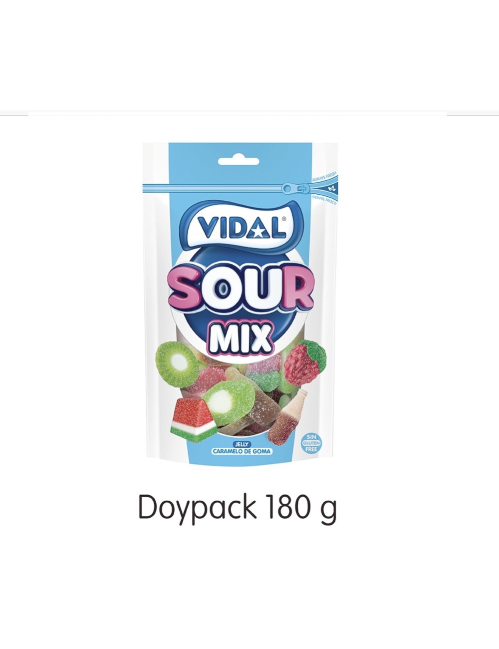 Doypack Sour Mix 10UDS de 180GR