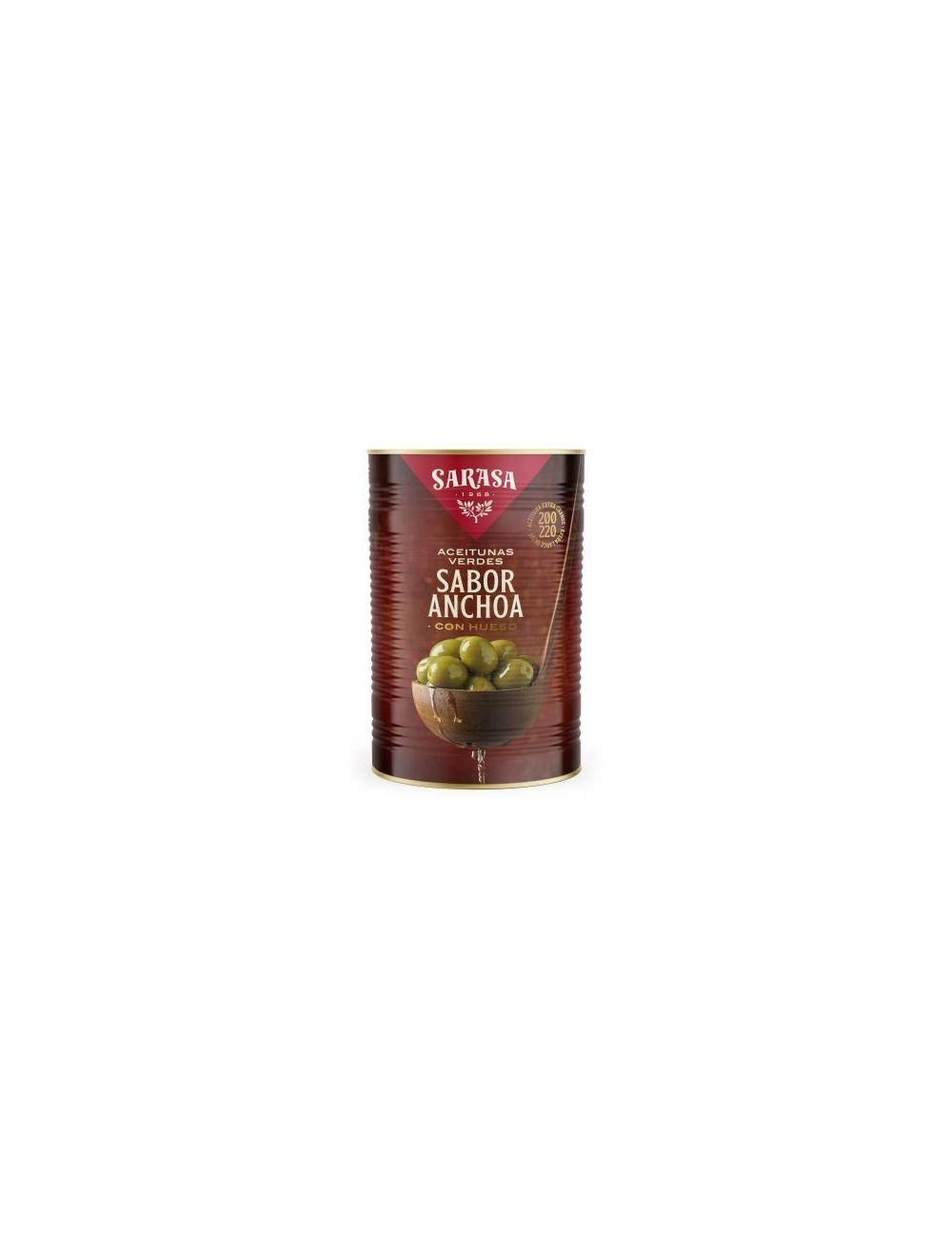 Aceituna Verde Sabor Anchoa 4200 200/220