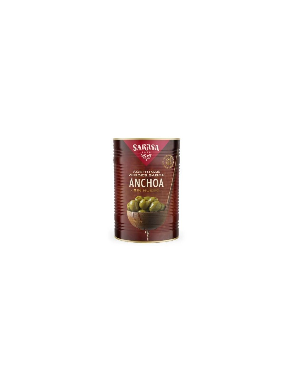 Aceituna Sabor Anchoa sin Hueso 280/300  4200