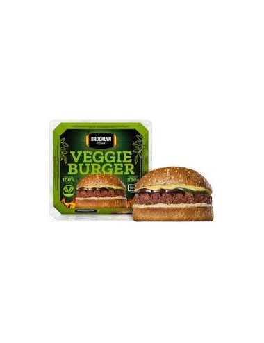 Hamburgesa Veggie  Burger 210GR  6UDS por Caja, 40 Cajas se Pueden Combinar, Pedido Mínimo sin Portes  (PRODUCTO REFRIGERADO)
