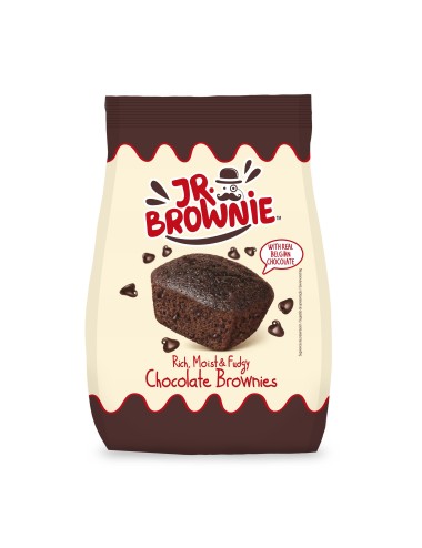 JR Brownies Chocolate Caja 12UDS de 200GR (Bolsa de 8UDS de 25GR)