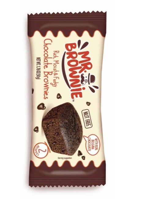 JR Brownie  Brownies Chocolate 24UDS de 50GR