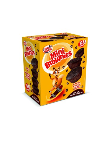 Muffin 8 Cajitas de 16 Minimuffins Mini Brownies de 188GR (Cada Una)