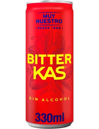 Bitter Kas 24UDS de 330ML Refresco Amargo sin Alcohol