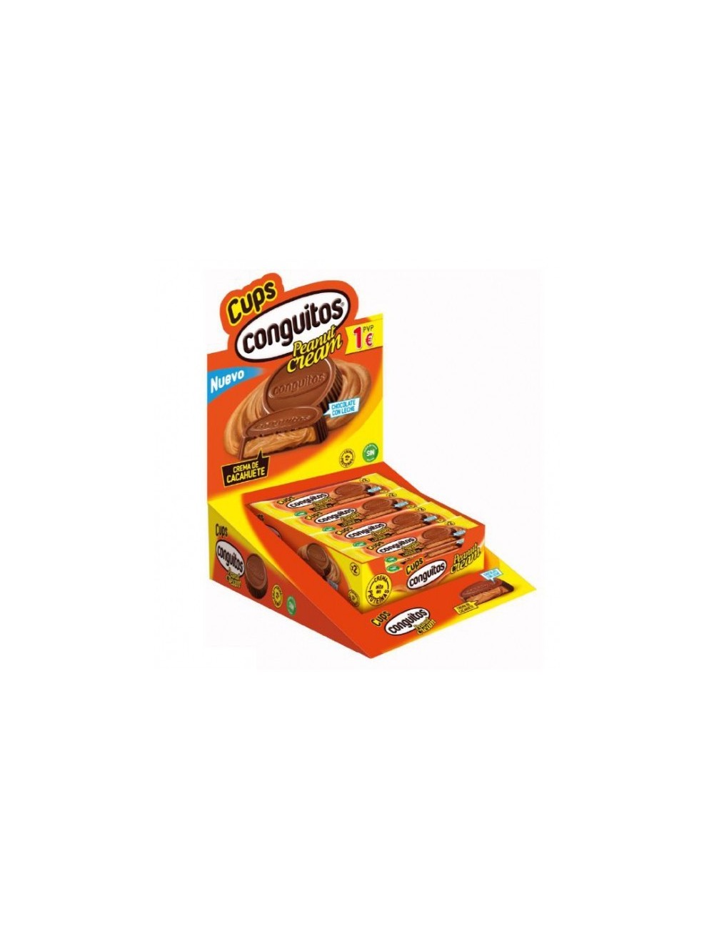 Conguito Cups Peanut Cream 16UDS de 37GR