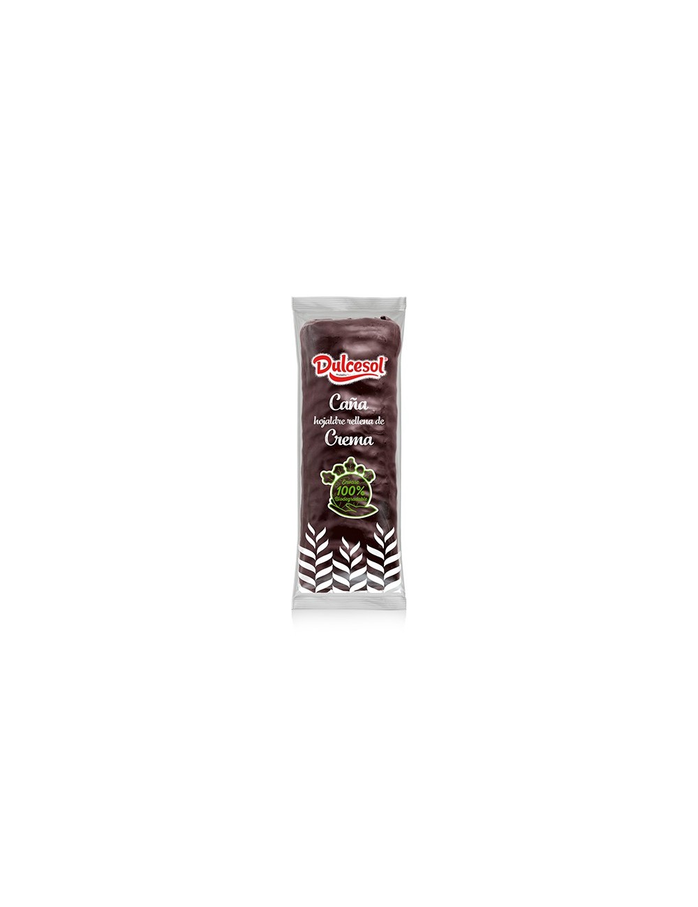 Cañas de crema al cacao DULCESOL 95GR 26UNDS