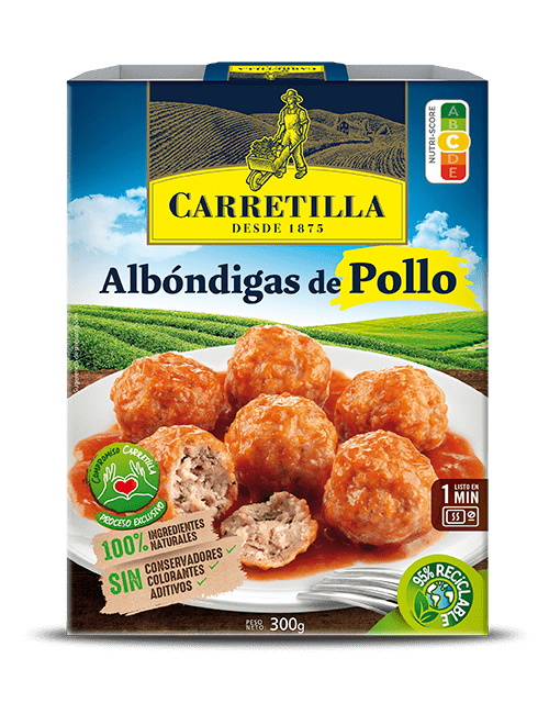 Albóndigas de Pollo Carretilla 10UDS de 300GR