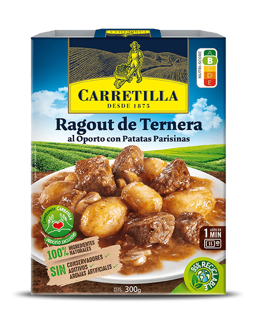 Ragout de Ternera al Oporto Carretilla 10UDS de 300GR