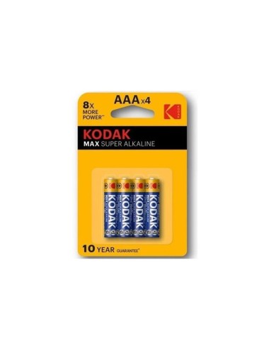 Kodak Pilas Alkaline Súper Max AAA LR3  10 Blister de 4 UDS (Etiquetado Multi Lenguaje)