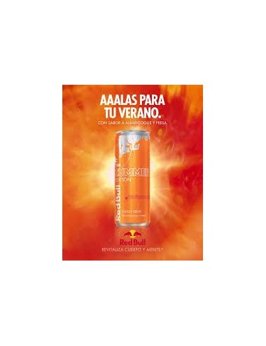 Red Bull Albaricoque y Fresa 24 UDS de 250 ML (Edición Limitada)