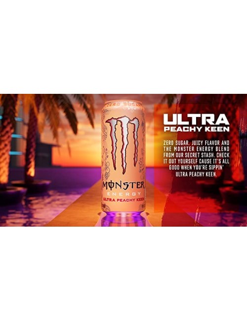 Monster Energy Ultra Peachy Keen 24 UDS de 500 ML