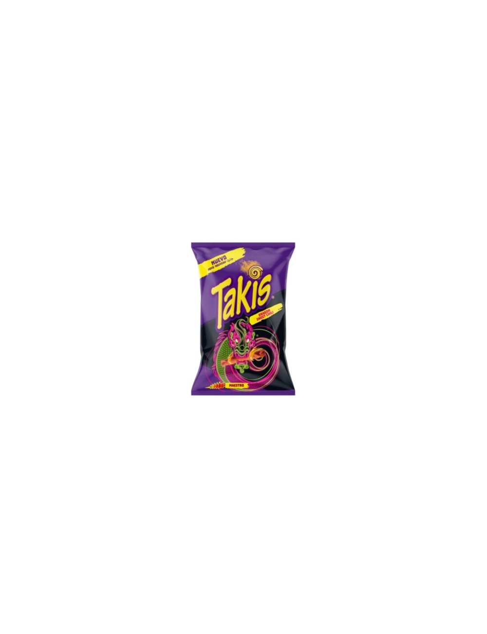 Takis Dragon Sweet Chili Rolled 18 UDS de 90 GR Nivel Maestro (Producto sin Tarificar)