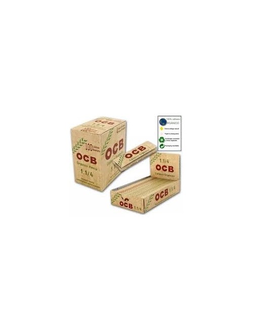 Papel de fumar OCB orgánico 100 UNDS