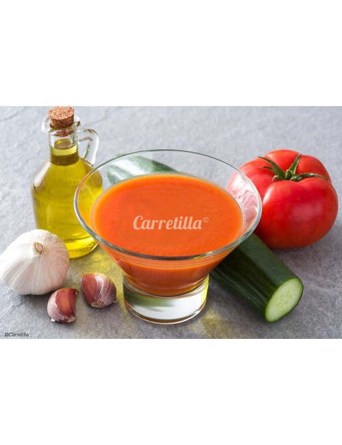 Carretilla Gazpacho Brick Natural con Hortalizas Frescas  16 UDS de 390 GR (Sin Gluten)