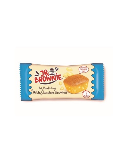 JR Brownies Chocolate White 24UDS de 50GR Etiquetado Multi Lenguaje (No Dejes de Probarlos Tambien Calientes)