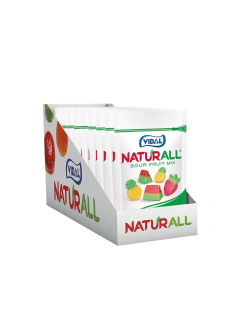 Doypack Naturall Sour Fruit Mix 10UDS de 180GR