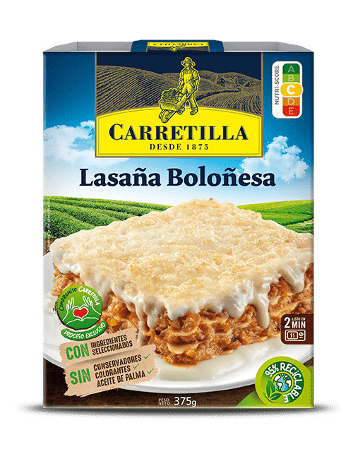 Lasaña Boloñesa 375G 10UNDS