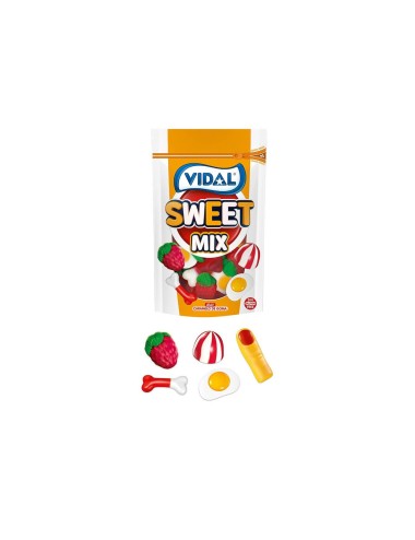 Vidal Sweet Mix 10UDS de 180GR Caramelo de Goma (Sin Gluten) Doypack Sistema Abre y Cierra