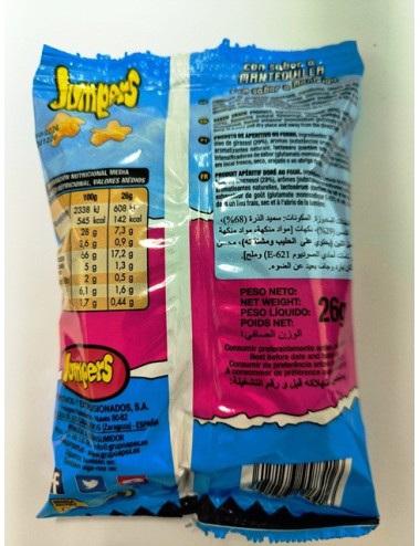 Jumpers Mantequilla 26 GR de 75 UDS (Formato Vending)