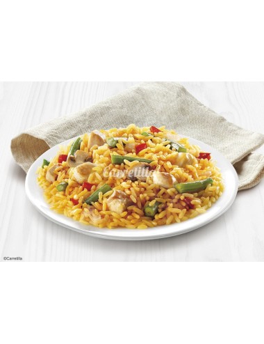 Paella de Verduras y Pollo 250G 10UNDS