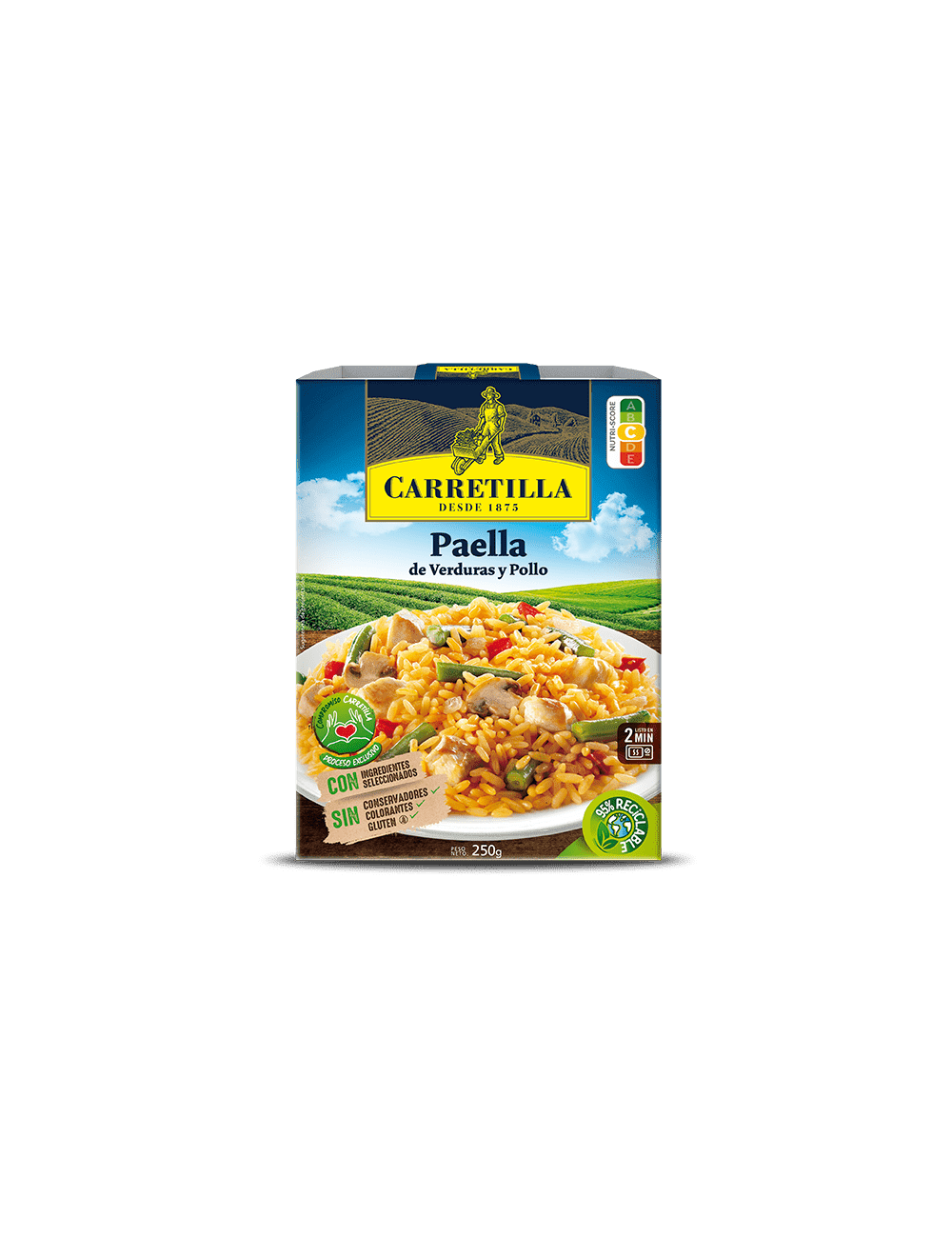 Paella de Verduras y Pollo 250G 10UNDS