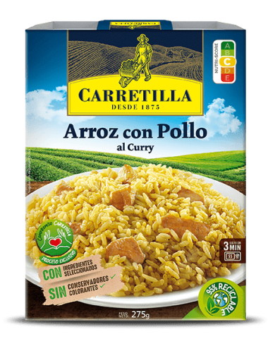 Arroz con Pollo al Curry 300G 10UNDS