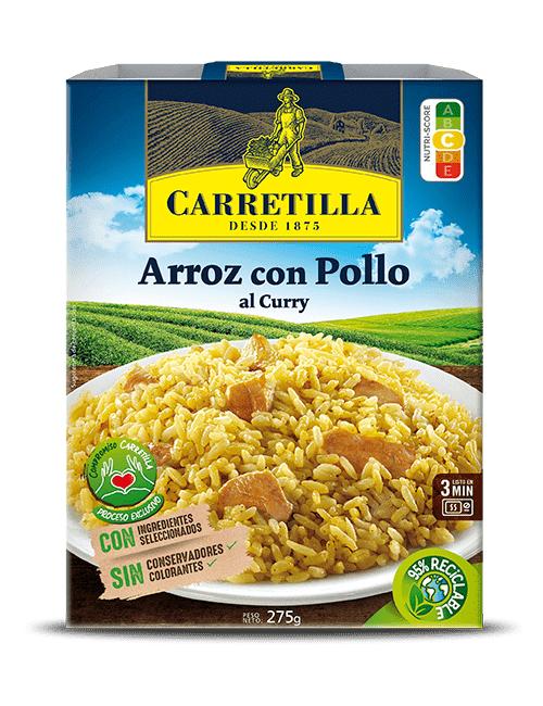 Arroz con Pollo al Curry 300G 10UNDS