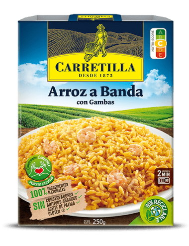 Arroz a Banda con Gambas 250G 10UNDS