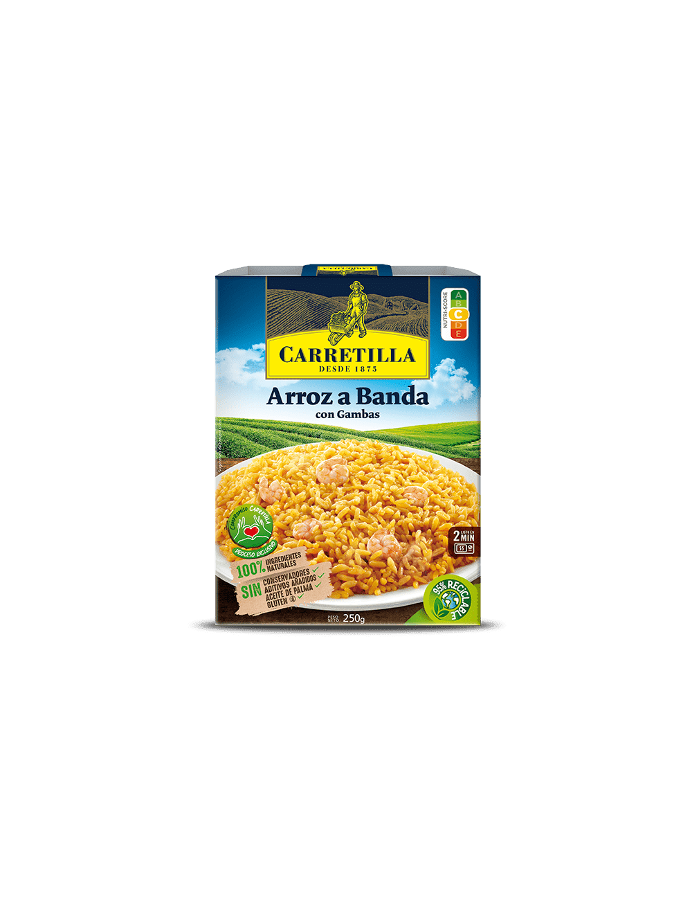 Arroz a Banda con Gambas 250G 10UNDS