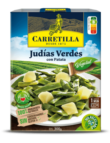 Judías Verdes con Jamón 300G 10UNDS