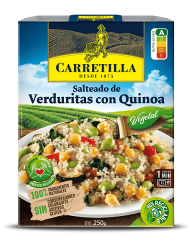 Carretilla Salteado de Verduritas con Quinoa 10 UDS de 250 GR