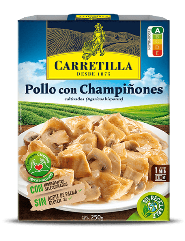 Pollo con Champiñones 250G 10UNDS