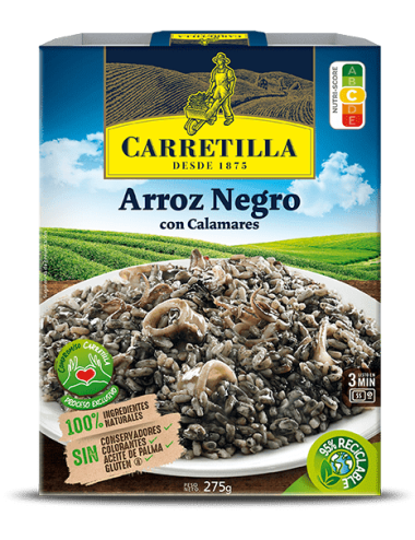 Arroz Negro con Calamares 300G 10UNDS