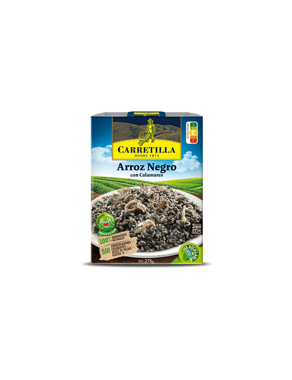 Arroz Negro con Calamares 300G 10UNDS