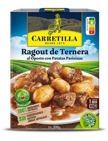 Ragout de Ternera al Oporto Carretilla 10UDS de 300GR