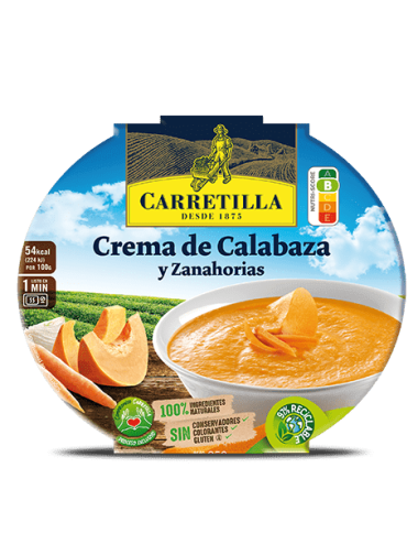 Crema Campestre de Calabaza y Zanahoria 300G 5UNDS