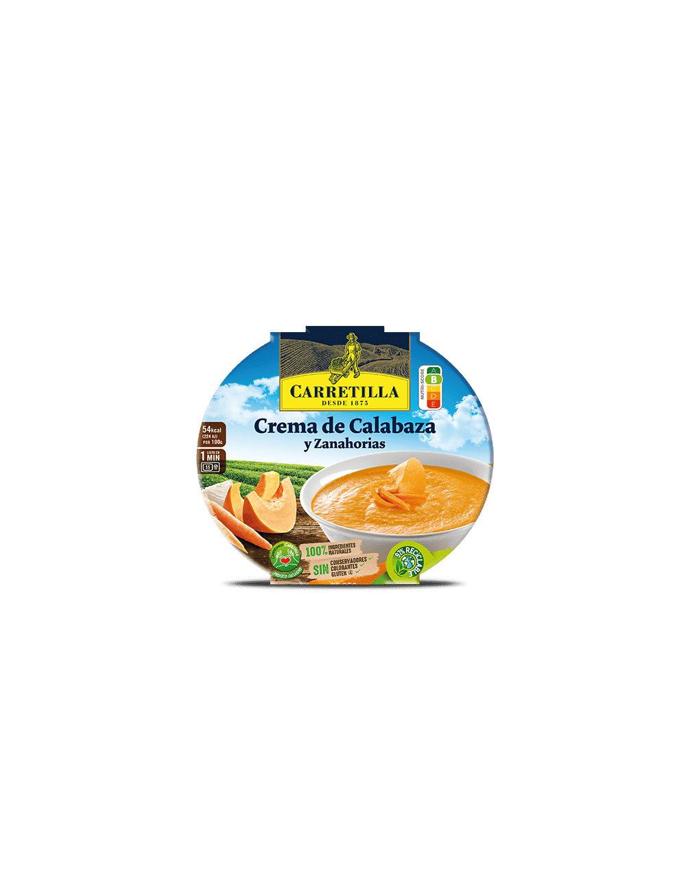 Crema Campestre de Calabaza y Zanahoria 300G 5UNDS