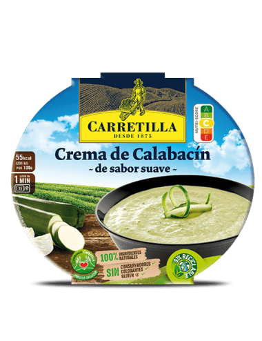 Crema Campestre de Calabacín con Queso Parmesano 300G 5UNDS