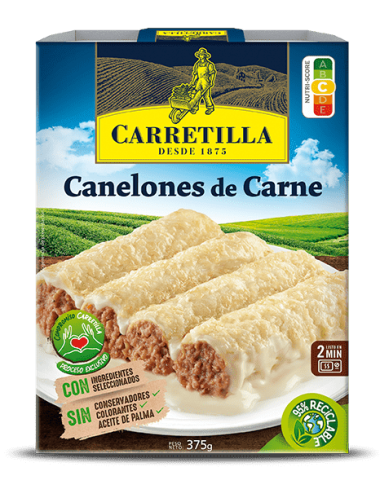 Canelones de Carne 375G 10UNDS