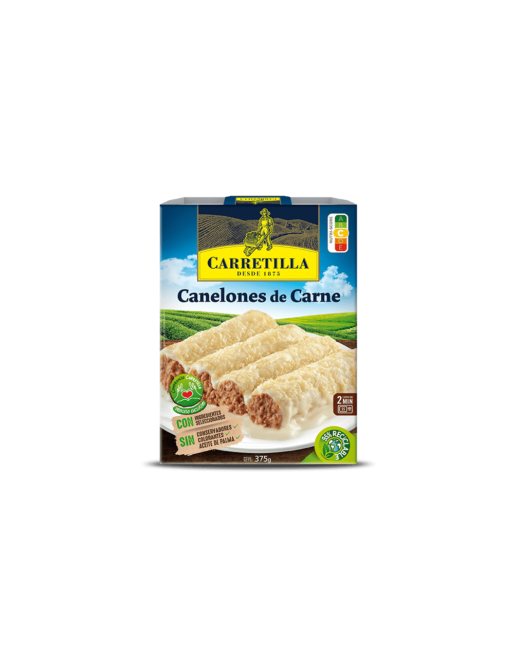 Canelones de Carne 375G 10UNDS