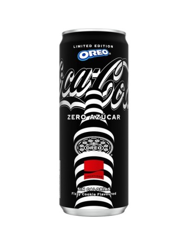 Coca-Cola Oreo Zero Sugar Limited Edition 24 UDS de 330 ML Zero Azúcar,Edición Limitada.