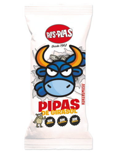 Pipas Girasol Tostada Plis Plas 16 UDS de 130 GR