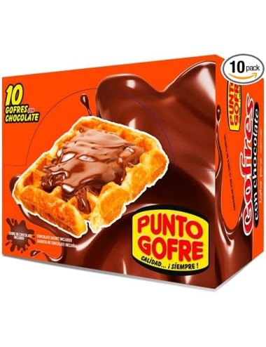 GOFRE CHOCOLATE PUNTO GOFRE 110G+30G 10UNDS